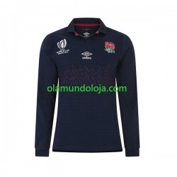 Camisola Rugby Inglaterra Homem Equipamento Segundo RWC 2023 Manga Comprida